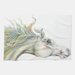 Peaceful Horse Tea Towel