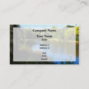 Peaceful Lake Business Card