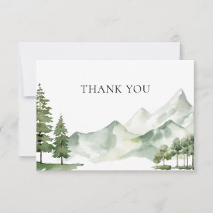 Peaceful Landscape Sympathy Thank You Card