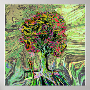 Peaceful Living Tree of Life Poster