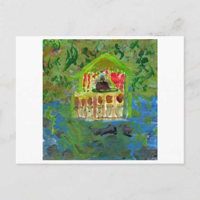 Peaceful mediation pavilion postcard (Front)