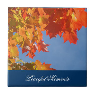 Peaceful Moments! decorative art Tiles Blue Sky