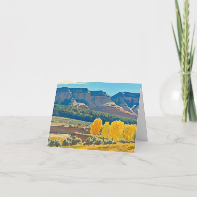 Peaceful Morning by Maynard Dixon Thank You Card (Front)