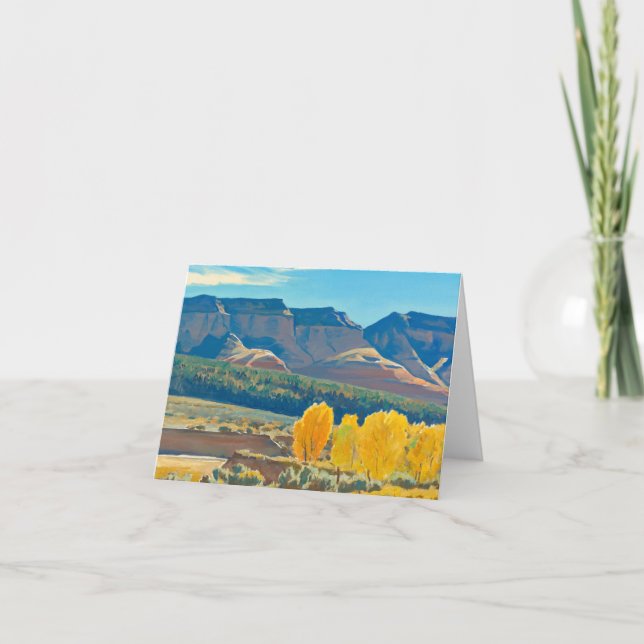 Peaceful Morning by Maynard Dixon Thank You Card (Front)