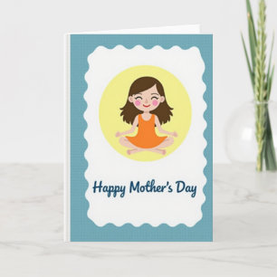 Peaceful Mother Illustration Card