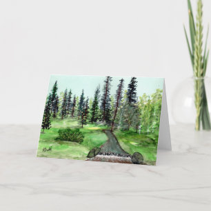 Peaceful Mountain Stream card