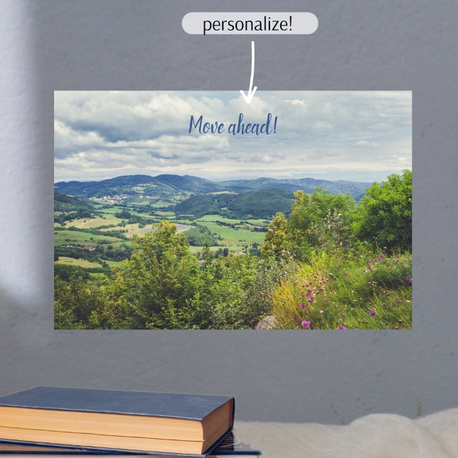 Peaceful mountain view  poster (Creator Uploaded)
