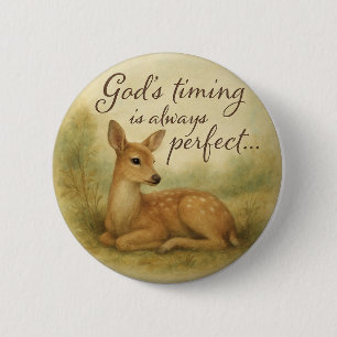 Peaceful Nature Button Design...