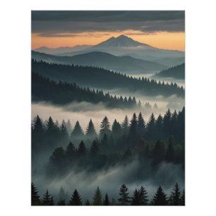 Peaceful Nature Sunset Photo Print