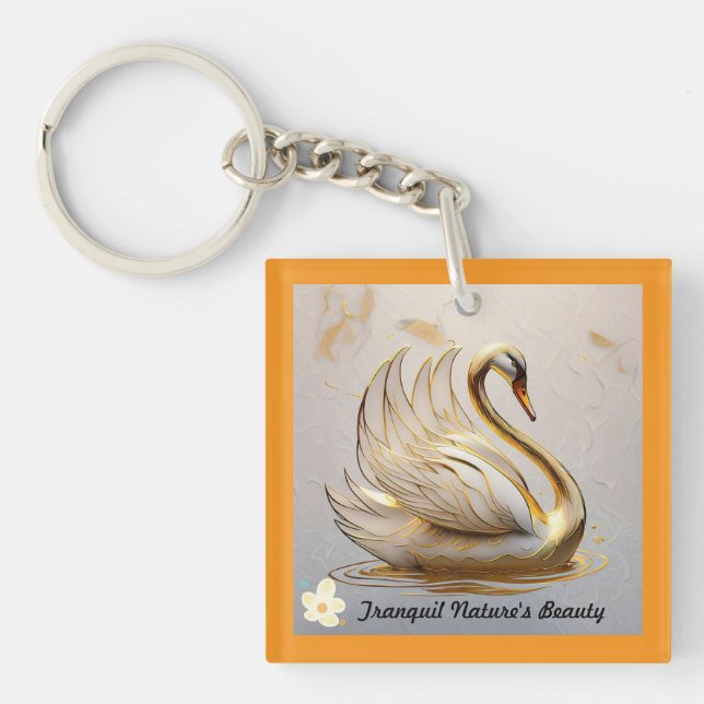 "Peaceful Nature's Harmony" Key Ring (Front)