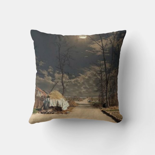 peaceful night  cushion (Back)