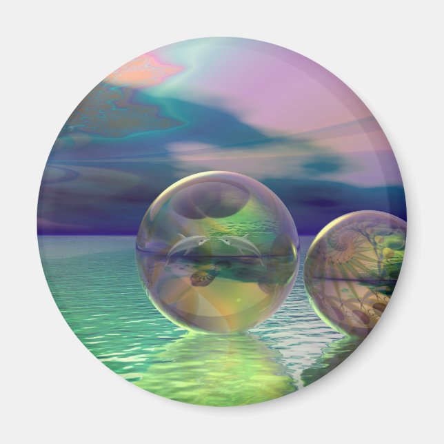 Peaceful ocean magnet (Front)