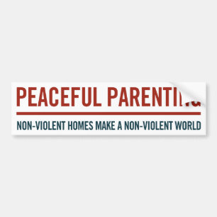Peaceful Parenting Bumper Sticker