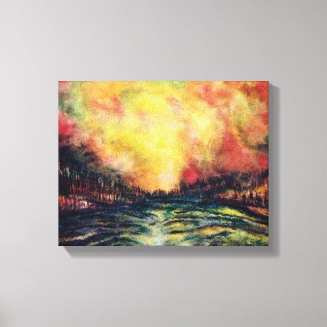 Peaceful Path Canvas Print (Front)