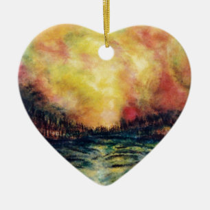 Peaceful Path Ceramic Tree Decoration