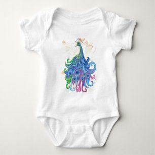 Peaceful Peacock Products Baby Bodysuit