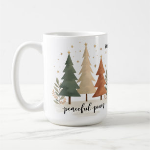 Peaceful Pines 2  Coffee Mug