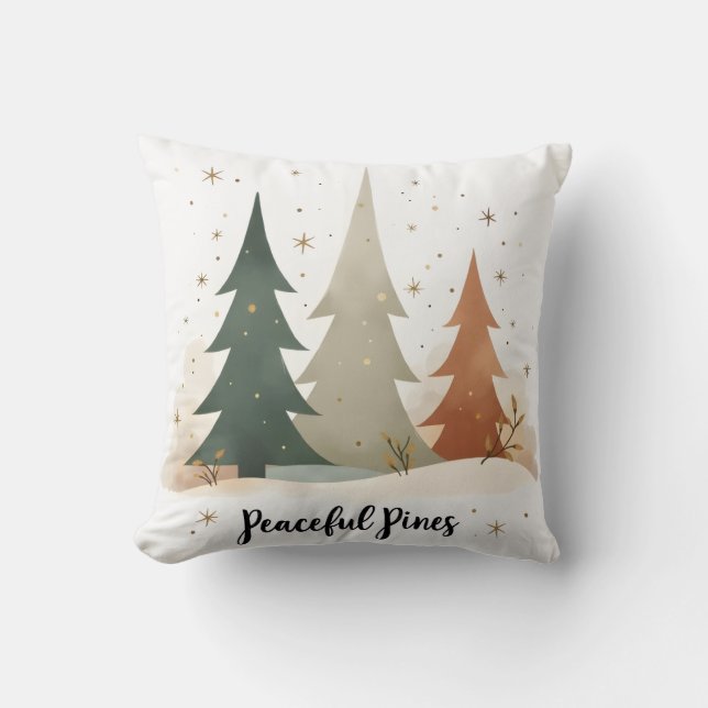 Peaceful Pines 2 Cushion (Front)