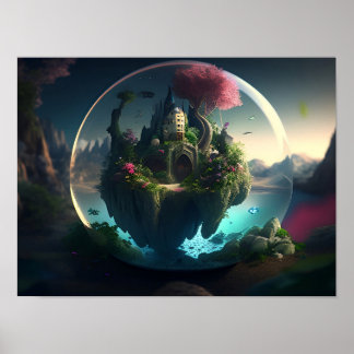 Peaceful place, wonderland Poater / Wall Arts Poster