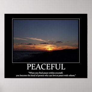 peaceful poster motivator and inspiration posters