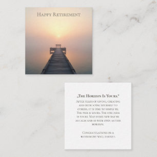Peaceful Retirement Greeting Design Card