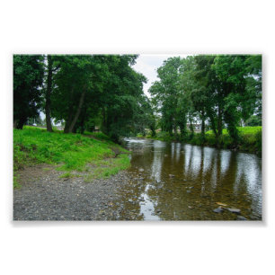 Peaceful River Elwy Shores in St. Asaph Photo Print