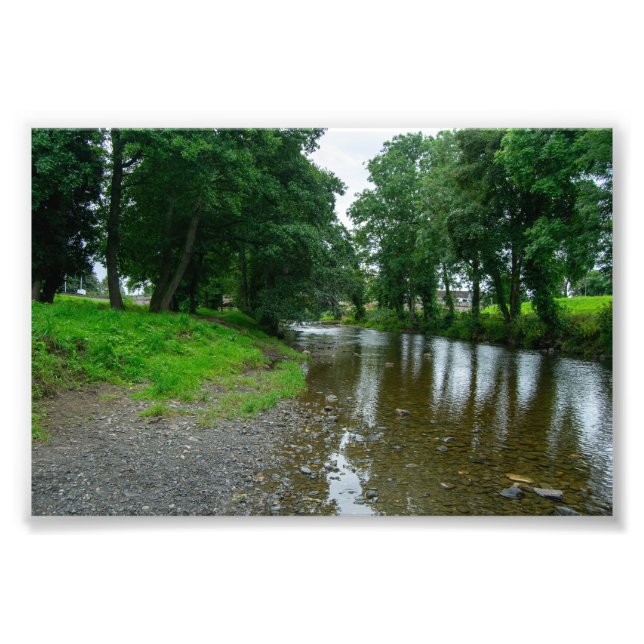 Peaceful River Elwy Shores in St. Asaph Photo Print (Front)