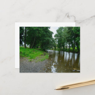 Peaceful River Elwy Shores in St. Asaph Postcard