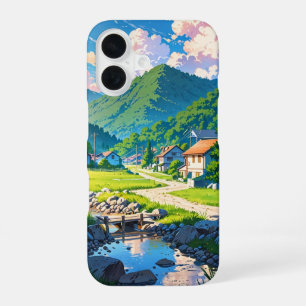 Peaceful River Village iPhone 16 Case