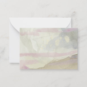 "Peaceful Sand": Original Abstract Note Card 
