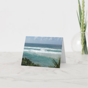 Peaceful Seas Folded Thank You Card