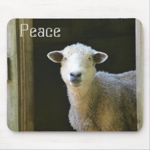Peaceful Sheep Mouse Mat
