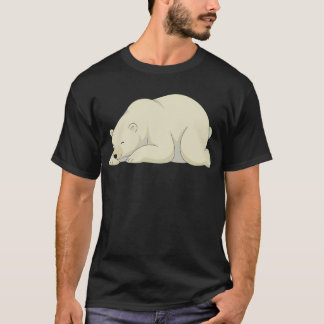 Peaceful Sleeping Bear Illustration – Calm Everyda T-Shirt
