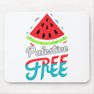 Peaceful Slices Watermelon Free Palestine - Suppor Mouse Mat