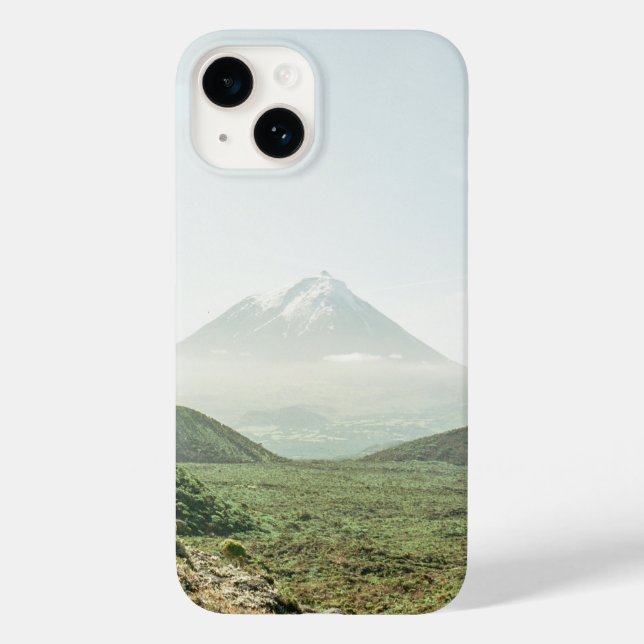Peaceful Snow-Capped Mountain Phone Case (Back)