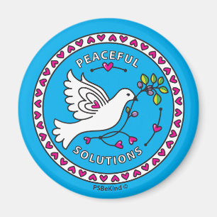 Peaceful Solutions 1_Round Magnet 2.25"