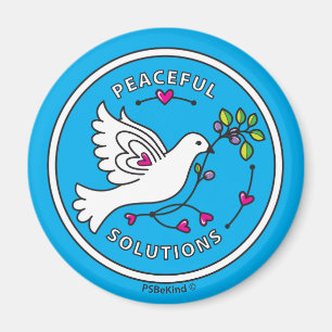 Peaceful Solutions 2_Round Magnet 2.25"