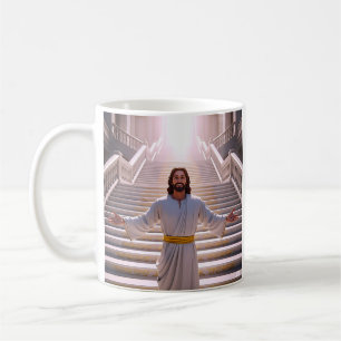 Peaceful Stairway Jesus Coffee Mug