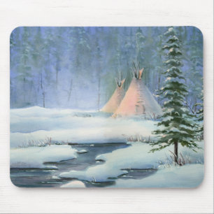 PEACEFUL TIPI by SHARON SHARPE Mouse Mat