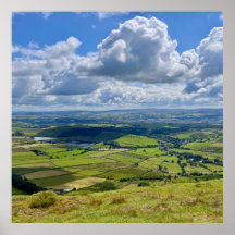 Peaceful view from Pendle Hill…