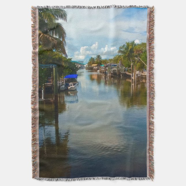 Peaceful View Throw Blanket (Front Vertical)