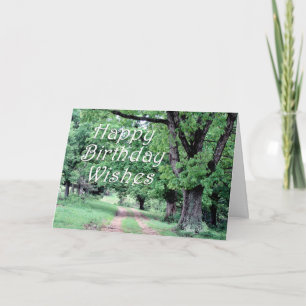 Peaceful Walk Birthday Card