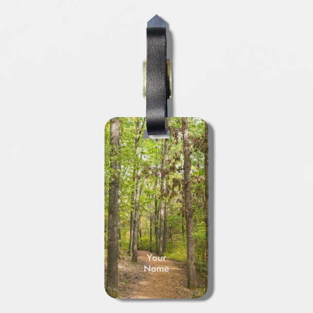 Peaceful Walk Luggage Tag (Back Vertical)