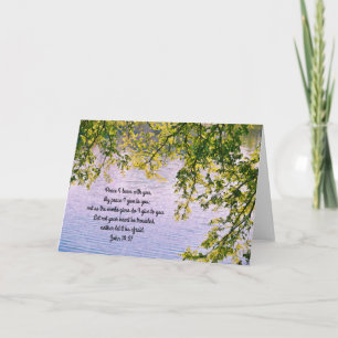 Peaceful Waters Scripture Card John 14:27