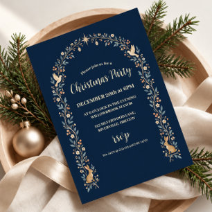 Peaceful Winter Christmas Party Invitation