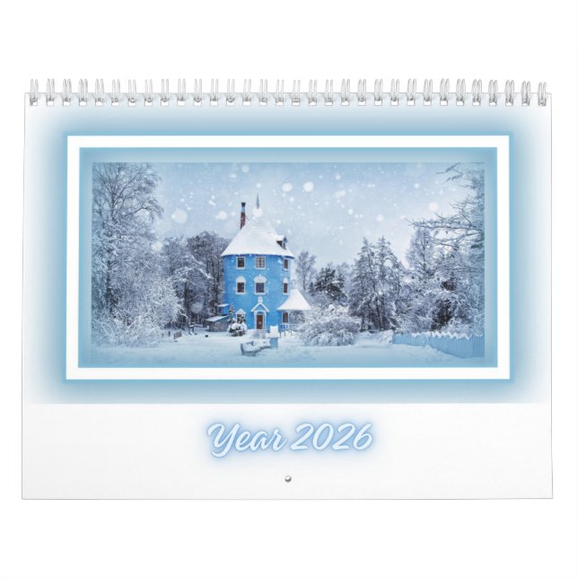 Peaceful Winter Days — 2026 Calendar (Cover)