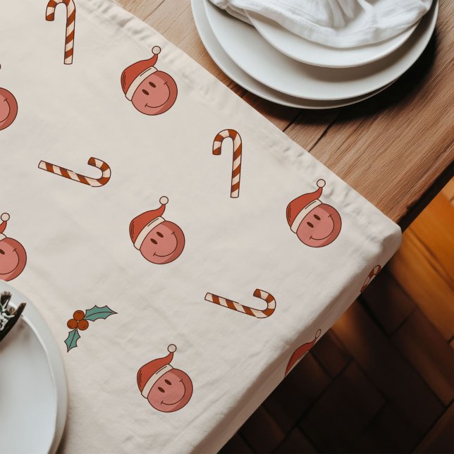 Peaceful Xmas Runner Groovy Vintage Pastel Touch (Peaceful Xmas Runner Groovy Vintage Pastel Touch)