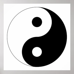 Peaceful Yin Yang Poster