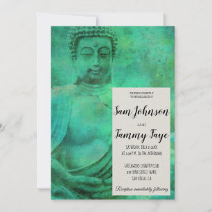 Peaceful Zen Buddha Invitation