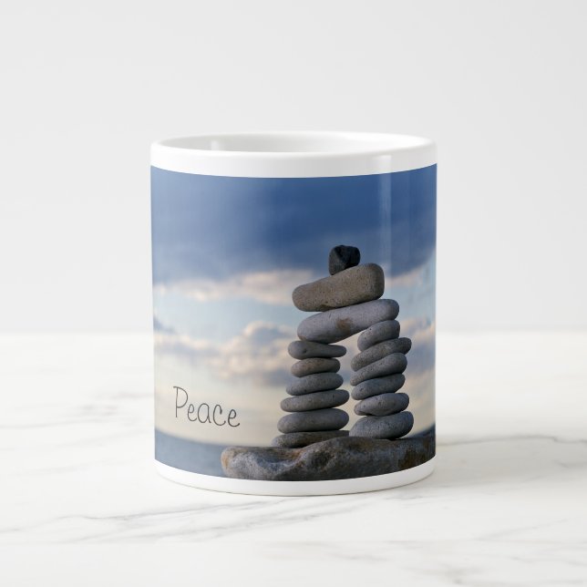 Peaceful Zen Rocks Mug (Front)